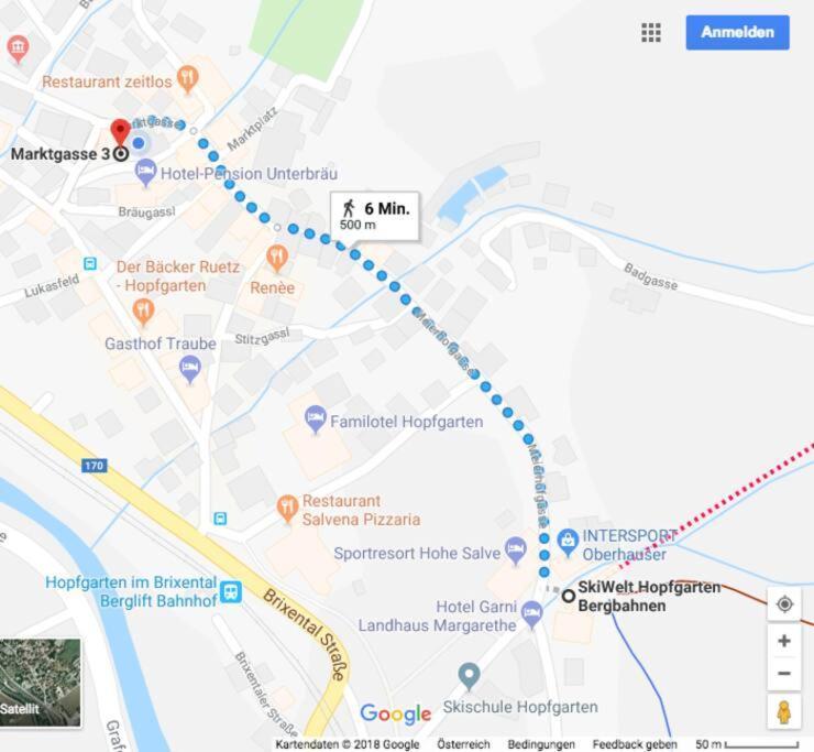 Appartement Der Buergerbote Zur Hohen Salve Hopfgarten im Brixental Exteriör bild
